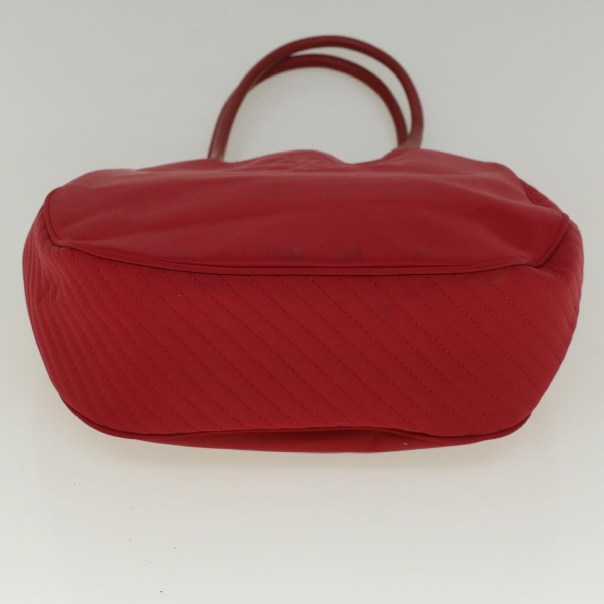 SAINT LAURENT Shoulder Bag Nylon Red Auth bs9359