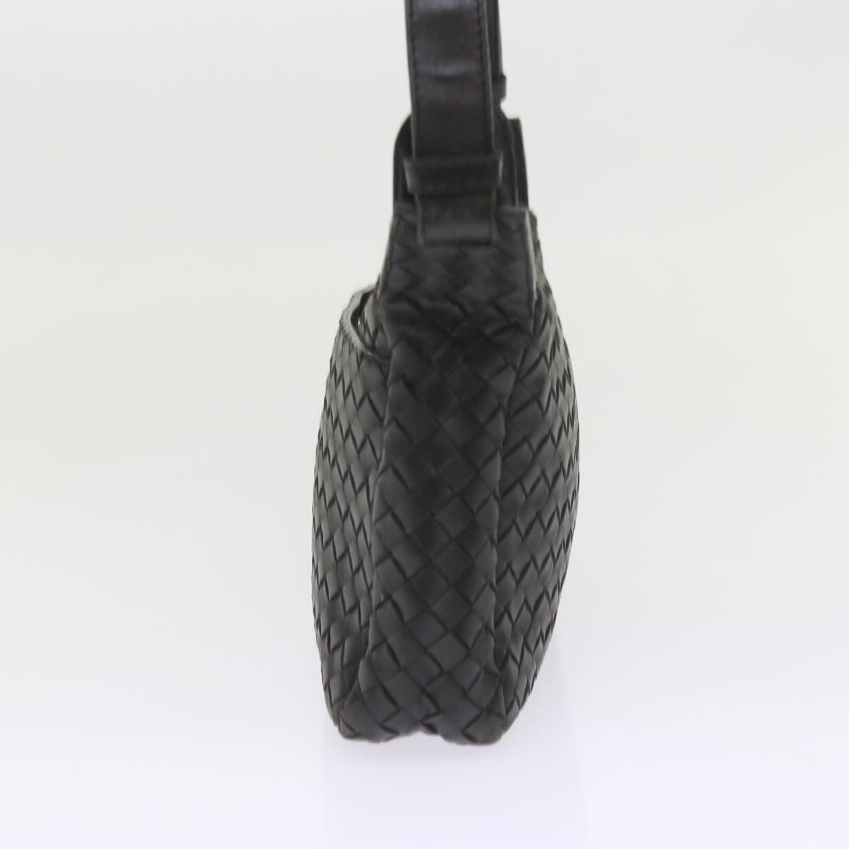 BOTTEGA VENETA Shoulder Bag Nylon 3Set Black Brown Red Auth bs9367