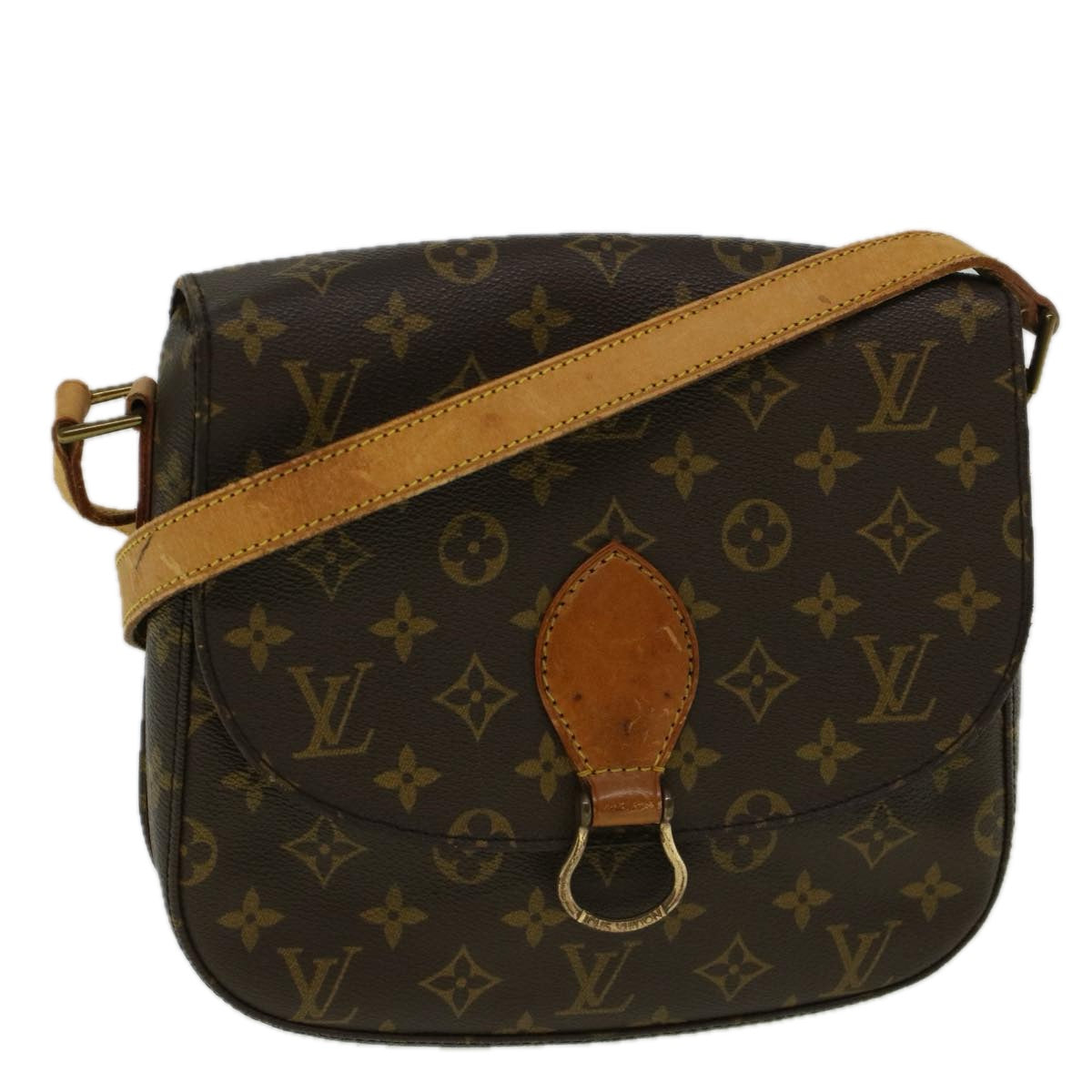 LOUIS VUITTON Monogram Saint Cloud GM Shoulder Bag M51242 LV Auth bs9371