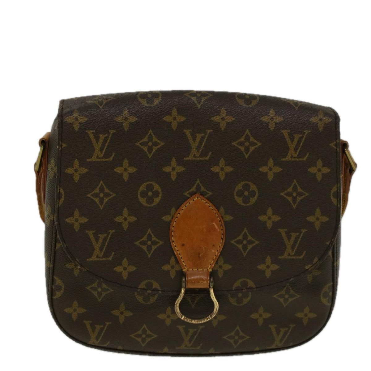 LOUIS VUITTON Monogram Saint Cloud GM Shoulder Bag M51242 LV Auth bs9371