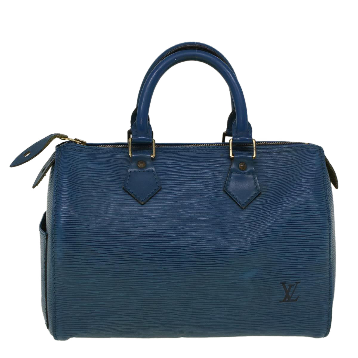 LOUIS VUITTON Epi Speedy 25 Hand Bag Toledo Blue M43015 LV Auth bs9372 - 0