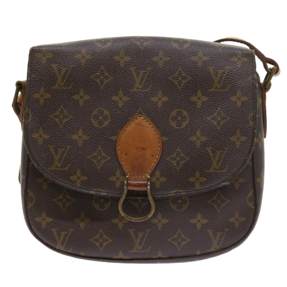 LOUIS VUITTON Monogram Saint Cloud GM Shoulder Bag M51242 LV Auth bs9407