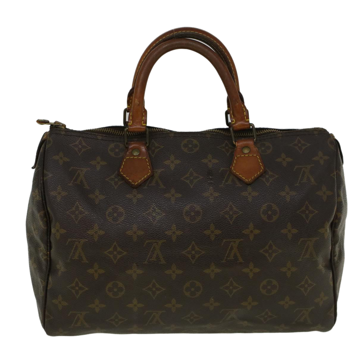 LOUIS VUITTON Monogram Speedy 30 Hand Bag M41526 LV Auth bs9420