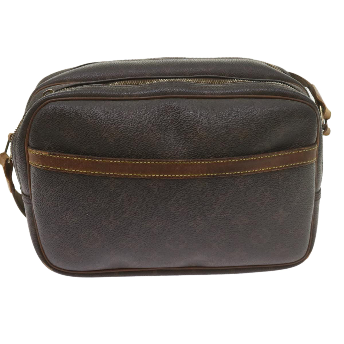 LOUIS VUITTON Monogram Reporter PM Shoulder Bag M45254 LV Auth bs9424