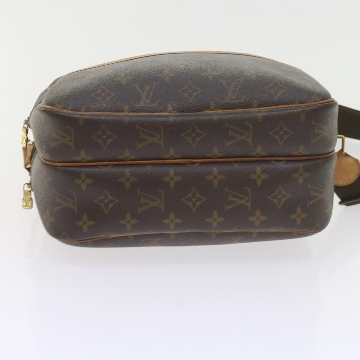 LOUIS VUITTON Monogram Reporter PM Shoulder Bag M45254 LV Auth bs9425