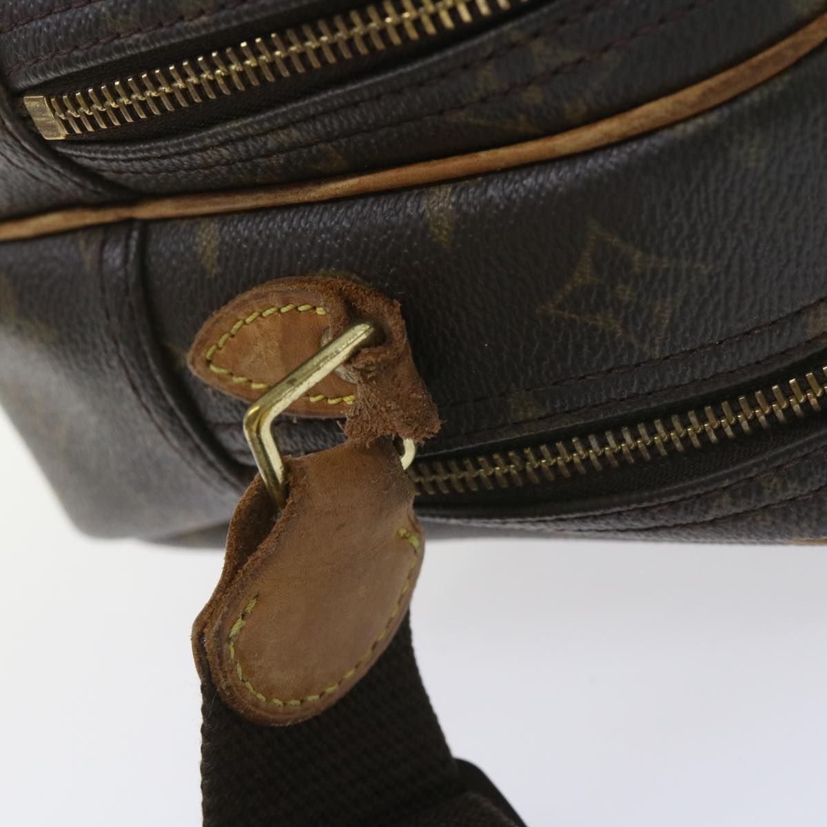 LOUIS VUITTON Monogram Reporter PM Shoulder Bag M45254 LV Auth bs9425