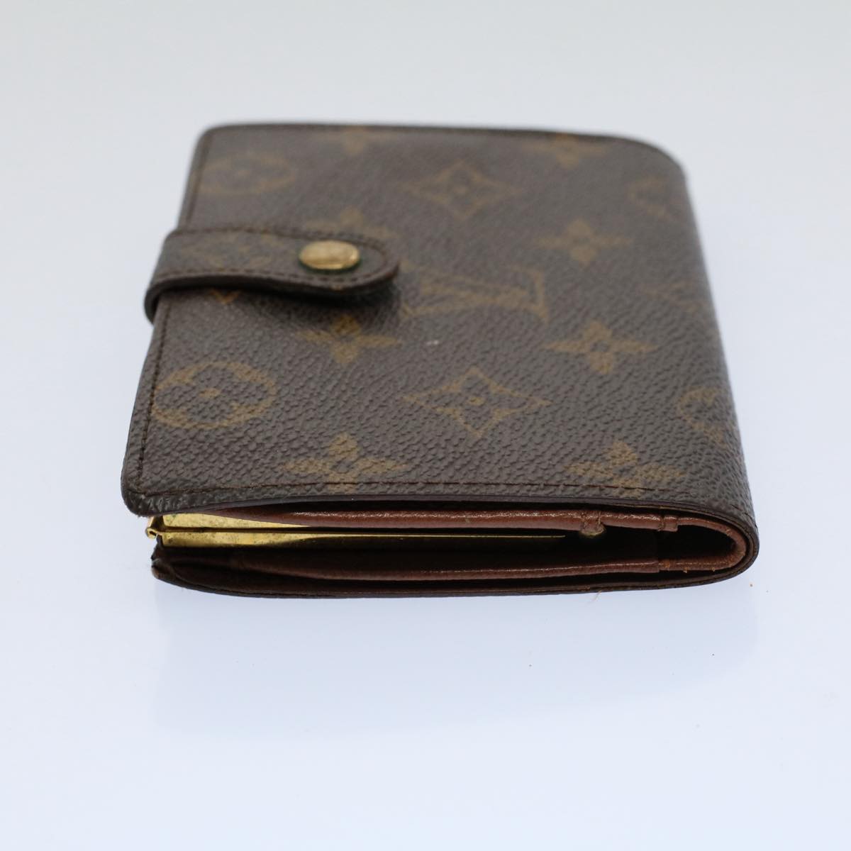 LOUIS VUITTON Monogram Porte Monnaie Billets Viennois Wallet M61663 Auth bs9452