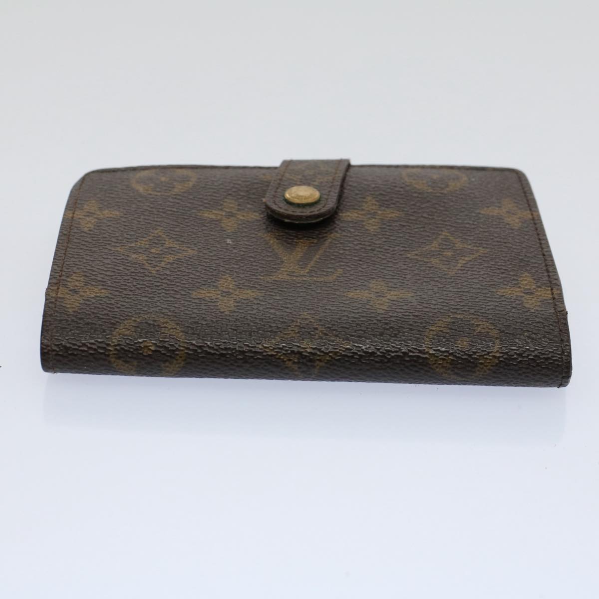 LOUIS VUITTON Monogram Porte Monnaie Billets Viennois Wallet M61663 Auth bs9452