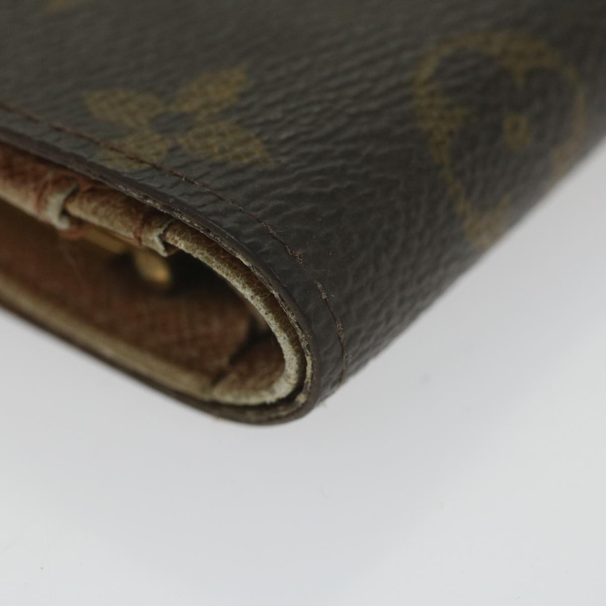 LOUIS VUITTON Monogram Porte Monnaie Billets Viennois Wallet M61663 Auth bs9454