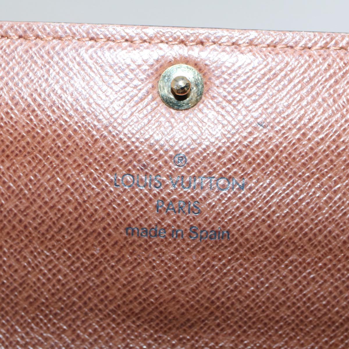 LOUIS VUITTON Monogram Portefeuille Sarah Long Wallet M60531 LV Auth bs9458