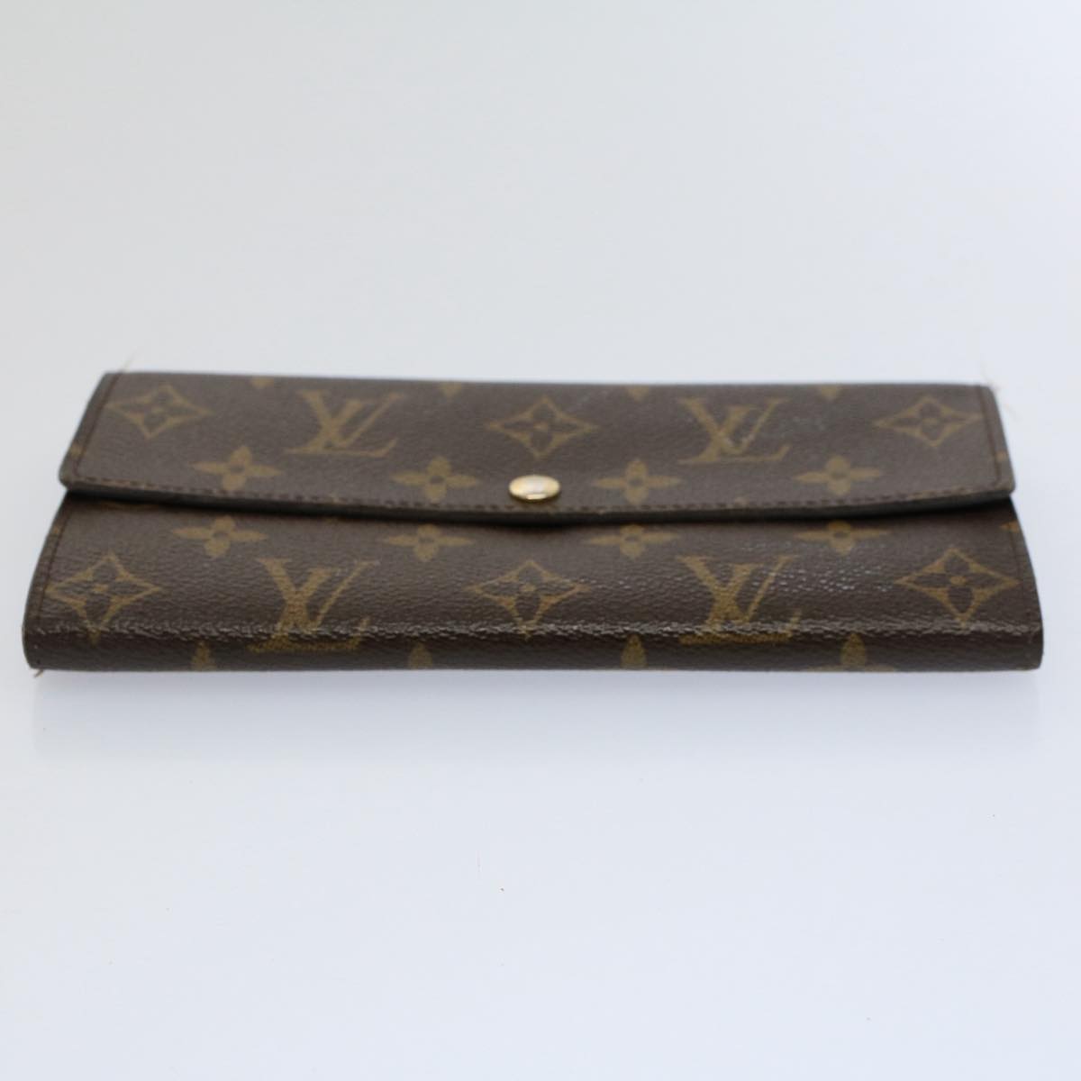 LOUIS VUITTON Monogram Portefeuille Sarah Long Wallet M60531 LV Auth bs9458