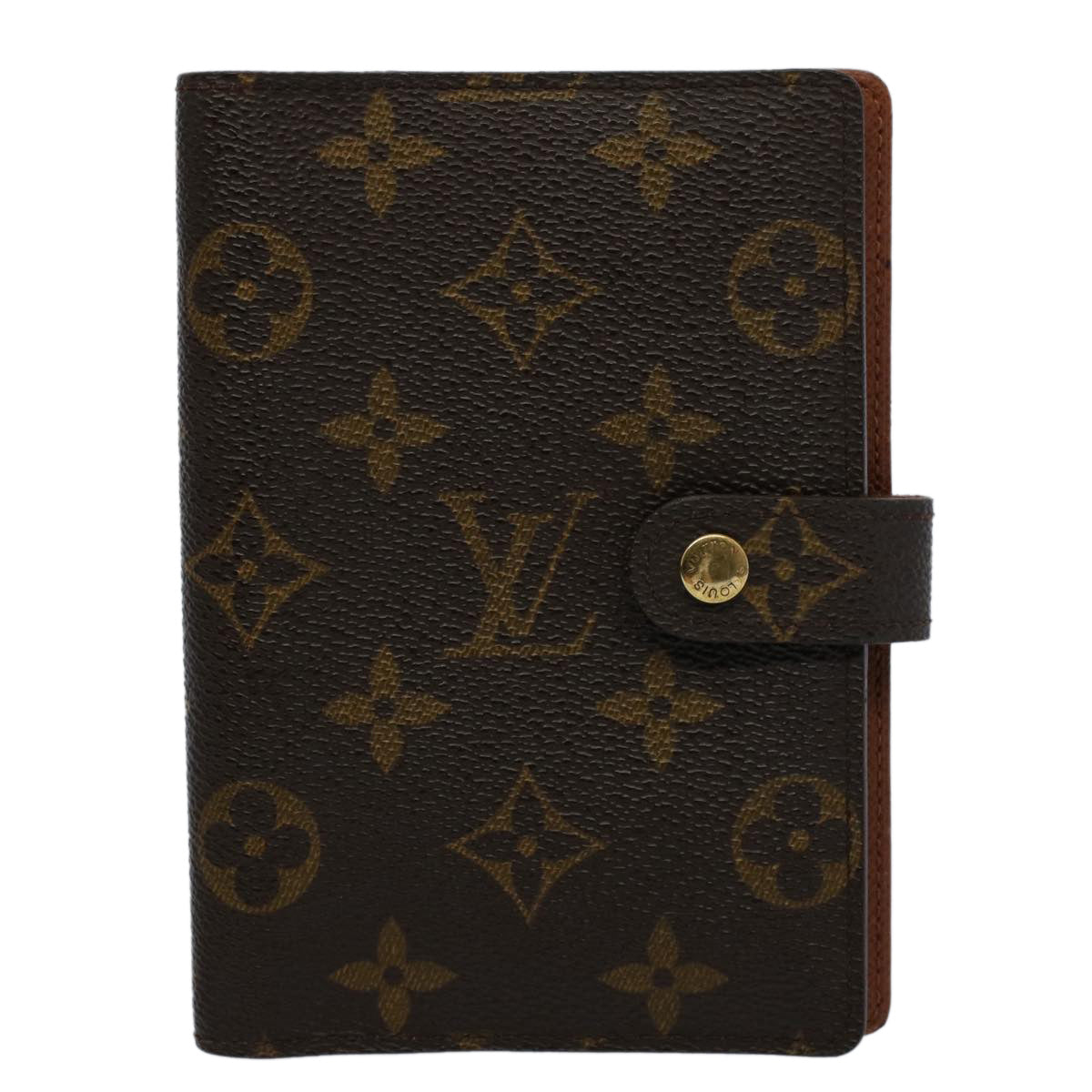 LOUIS VUITTON Monogram Agenda PM Day Planner Cover R20005 LV Auth bs9469