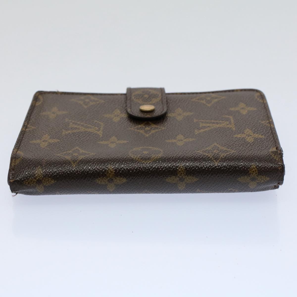 LOUIS VUITTON Monogram Porto Papie Zip Wallet M61207 LV Auth bs9470