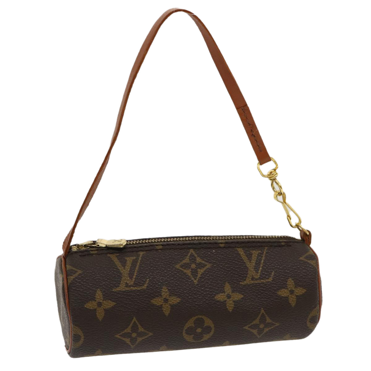 LOUIS VUITTON Monogram Papillon Pouch LV Auth bs949