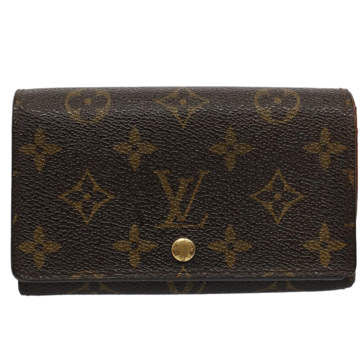 LOUIS VUITTON Monogram Portefeuille Tresol Wallet M61736 LV Auth bs9494