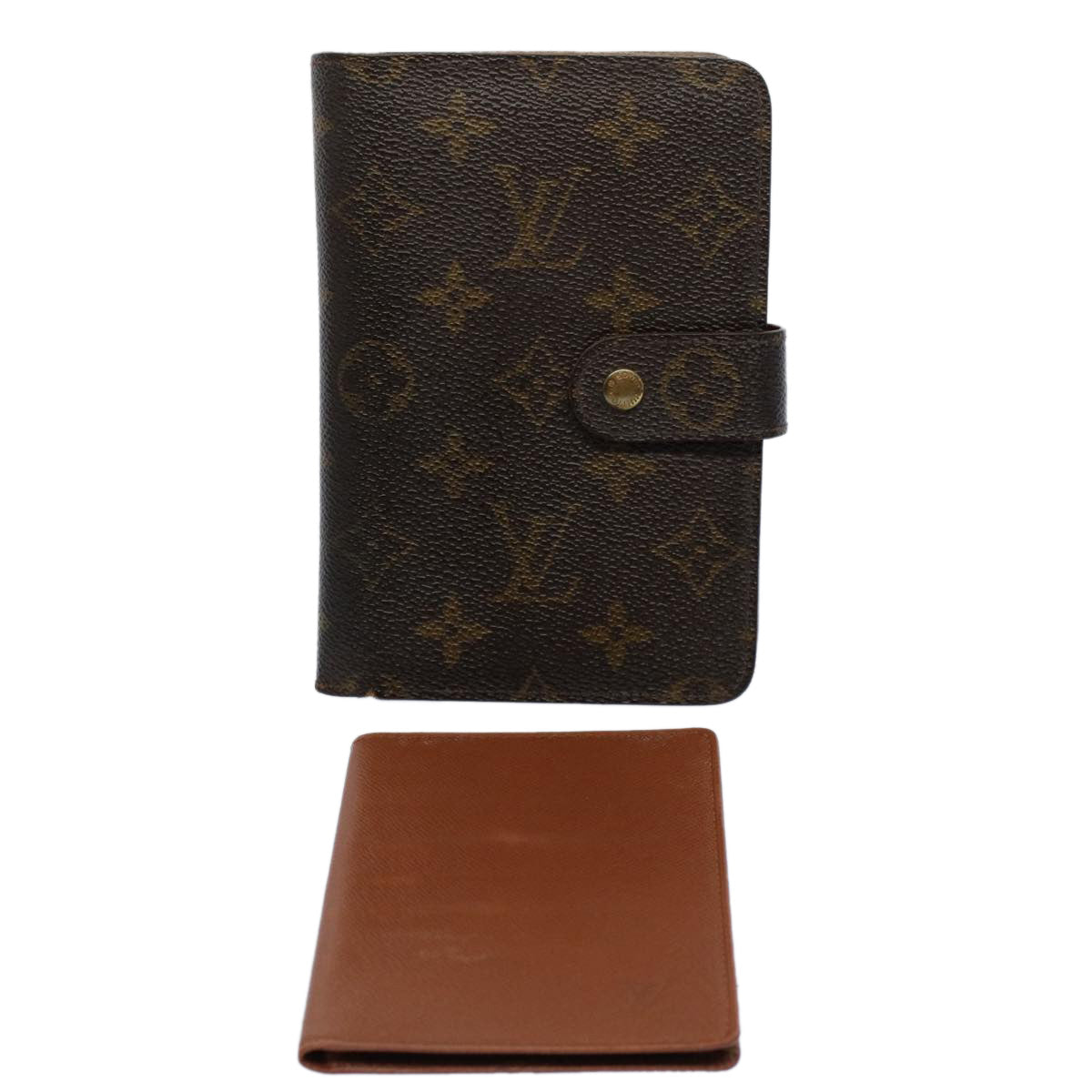 LOUIS VUITTON Monogram Porto Papie Zip Wallet M61207 LV Auth bs9502