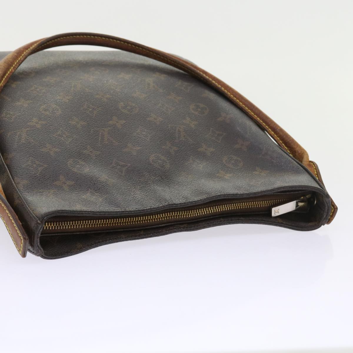 LOUIS VUITTON Monogram Looping GM Shoulder Bag M51145 LV Auth bs9521