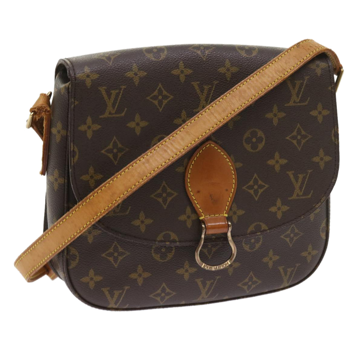 LOUIS VUITTON Monogram Saint Cloud GM Shoulder Bag M51242 LV Auth bs9522