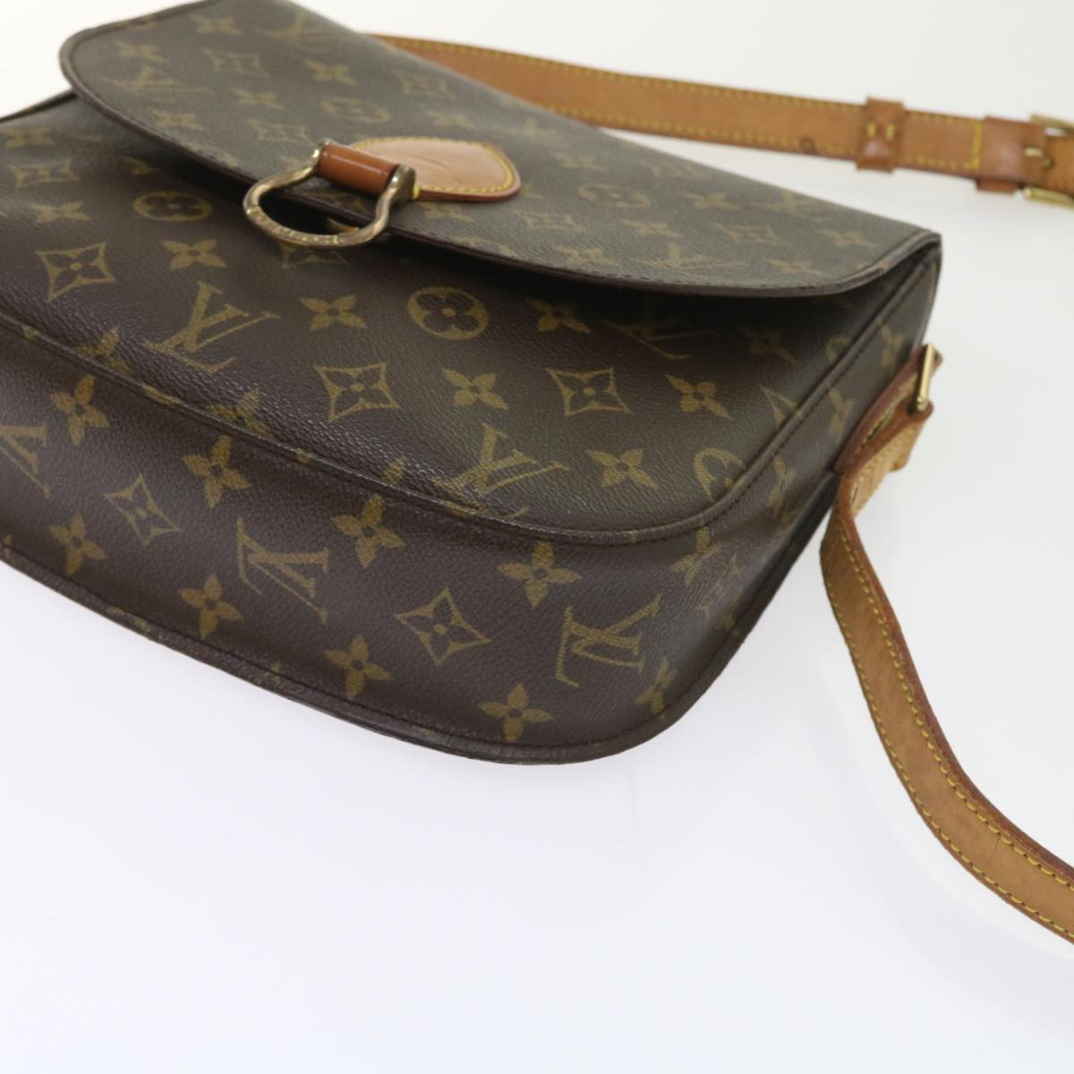 LOUIS VUITTON Monogram Saint Cloud GM Shoulder Bag M51242 LV Auth bs9522