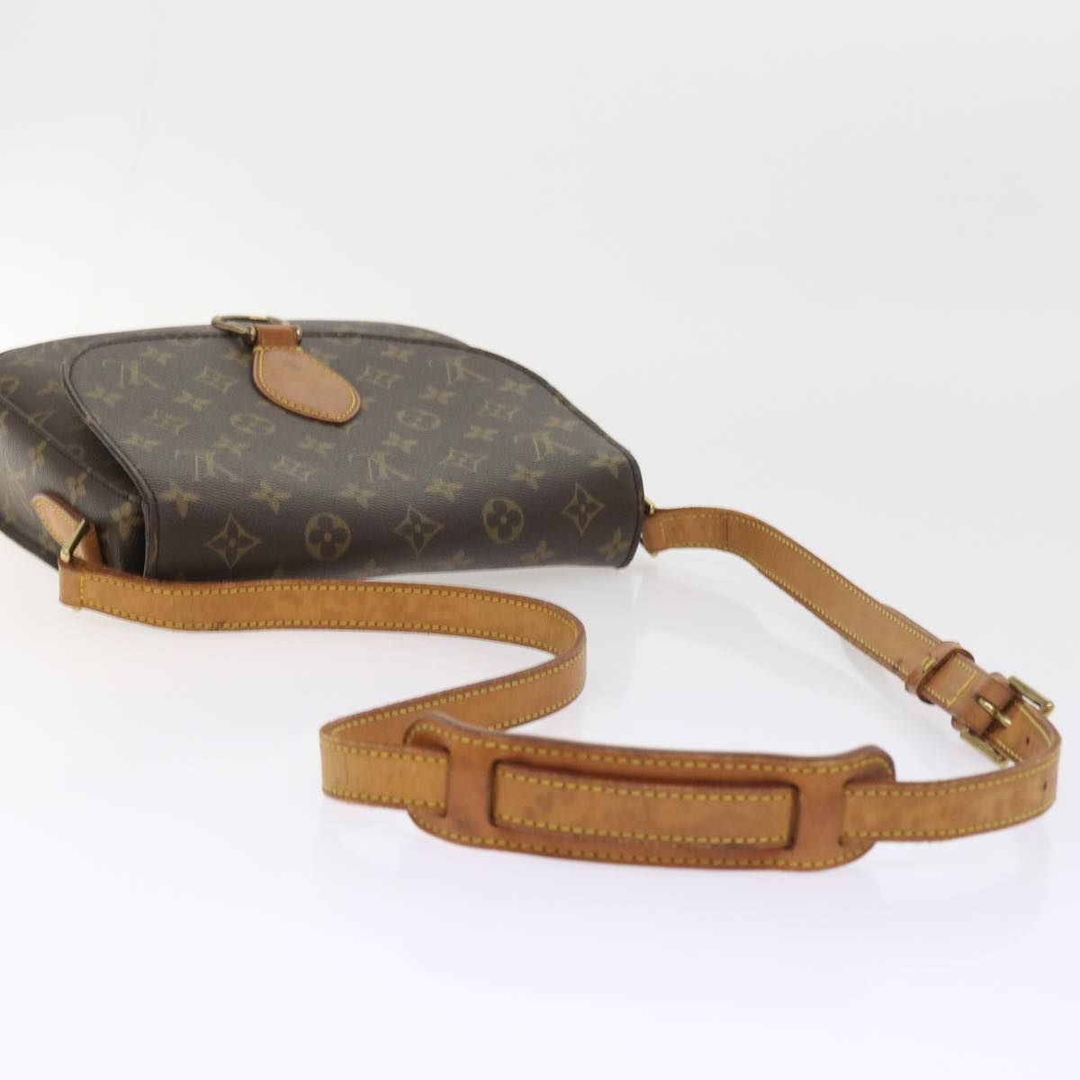 LOUIS VUITTON Monogram Saint Cloud GM Shoulder Bag M51242 LV Auth bs9522