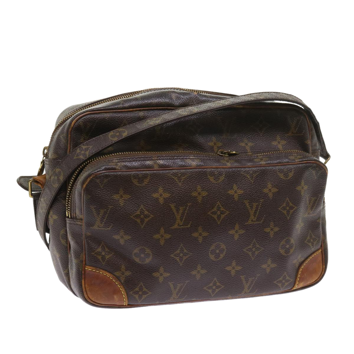 LOUIS VUITTON Monogram Nile Shoulder Bag M45244 LV Auth bs9523