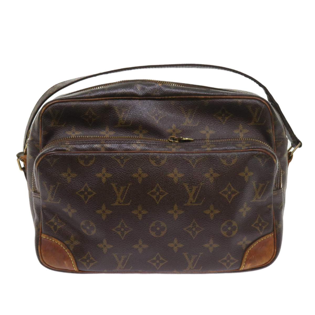 LOUIS VUITTON Monogram Nile Shoulder Bag M45244 LV Auth bs9523