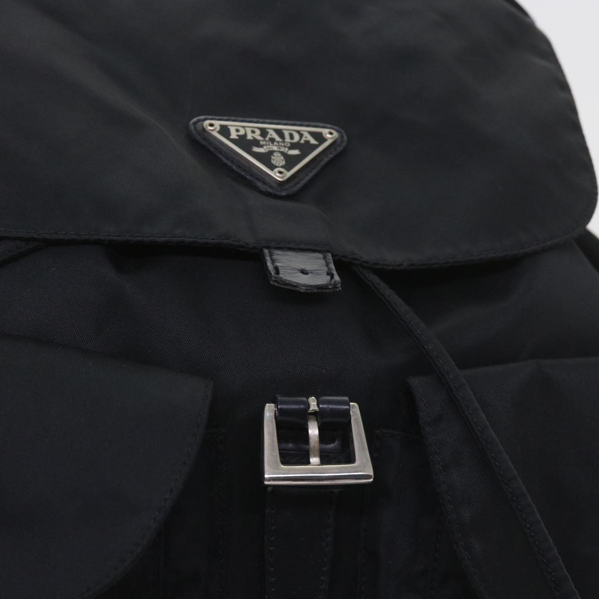 PRADA Backpack Nylon Black Auth bs9525 - 0