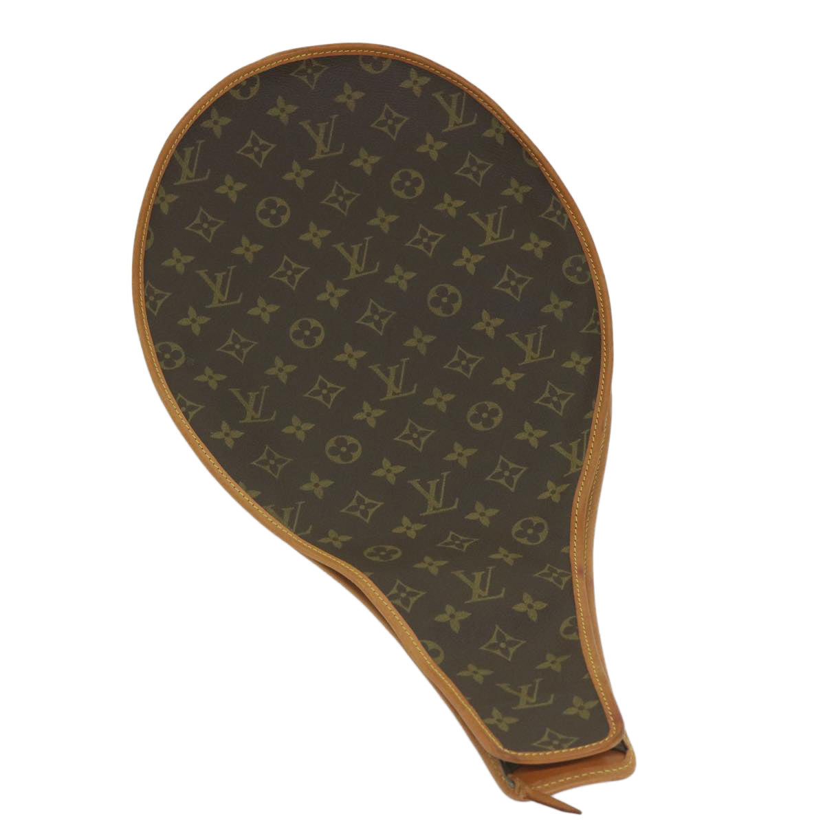 LOUIS VUITTON Monogram Racket Case LV Auth bs9542