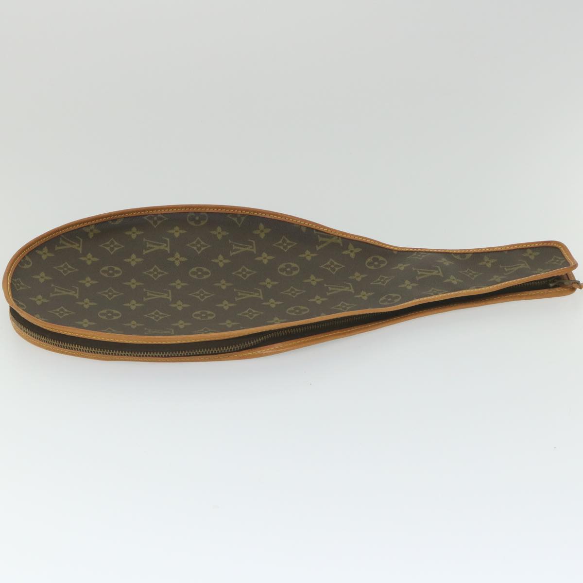 LOUIS VUITTON Monogram Racket Case LV Auth bs9542