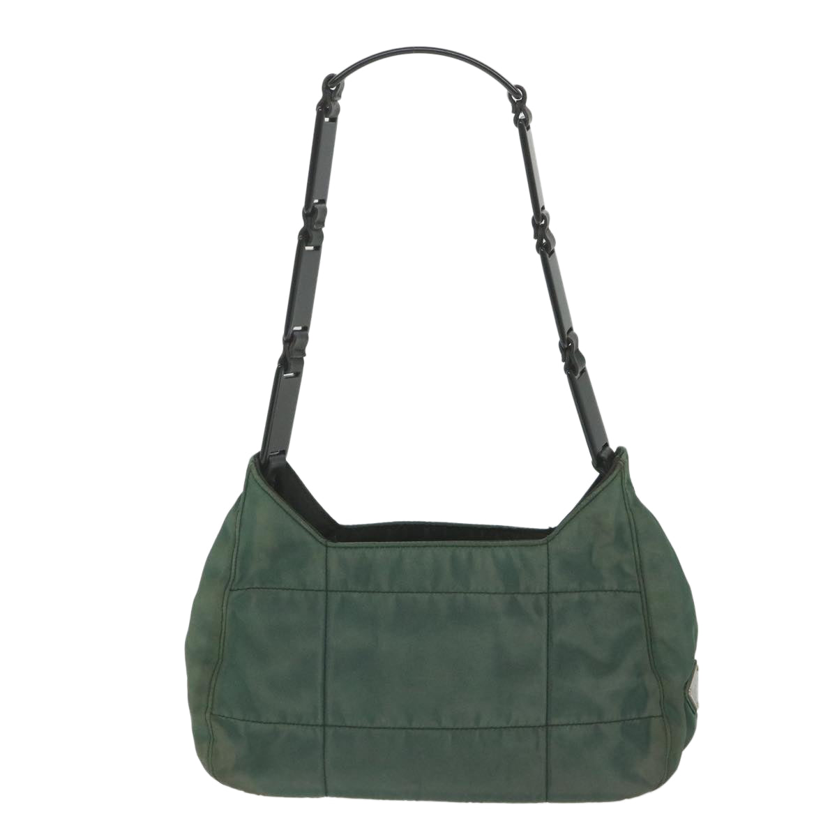 PRADA Shoulder Bag Nylon Green Auth bs9544