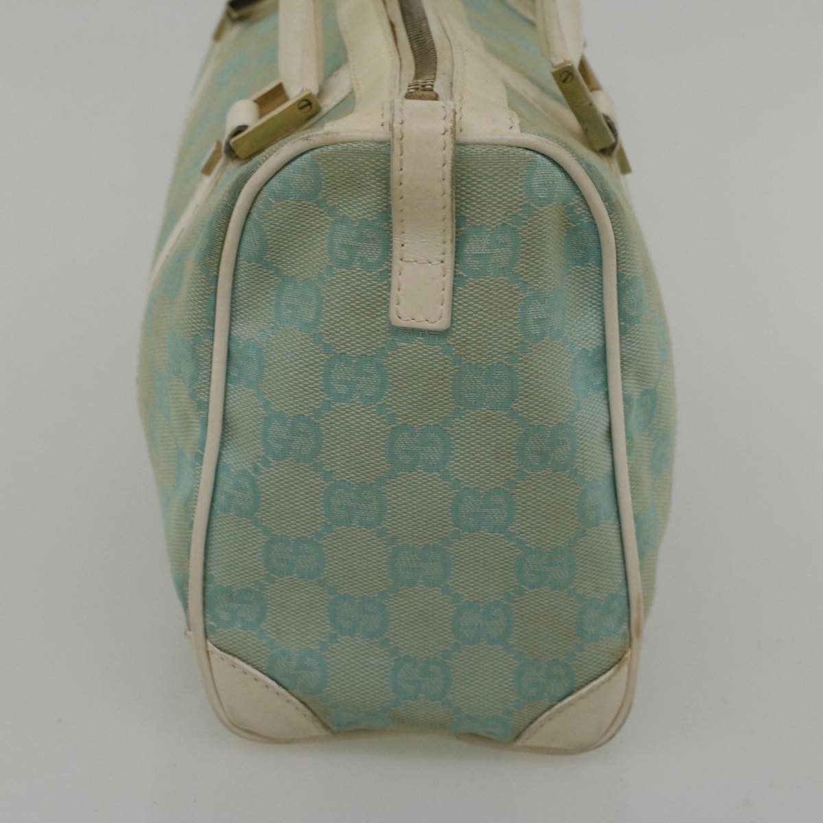 GUCCI GG Canvas Shoulder Bag Light Blue 000 0851 3754 Auth bs9545