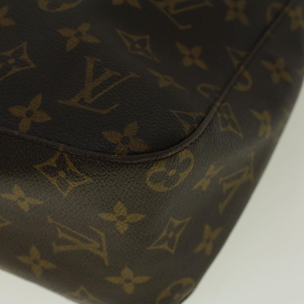 LOUIS VUITTON Monogram Looping MM Shoulder Bag M51146 LV Auth bs9556