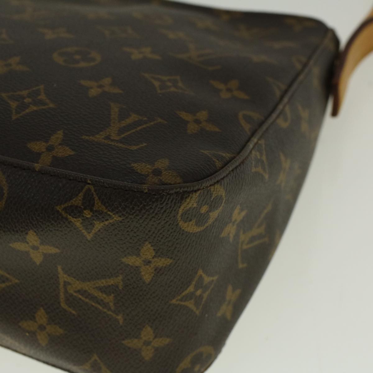 LOUIS VUITTON Monogram Looping MM Shoulder Bag M51146 LV Auth bs9556