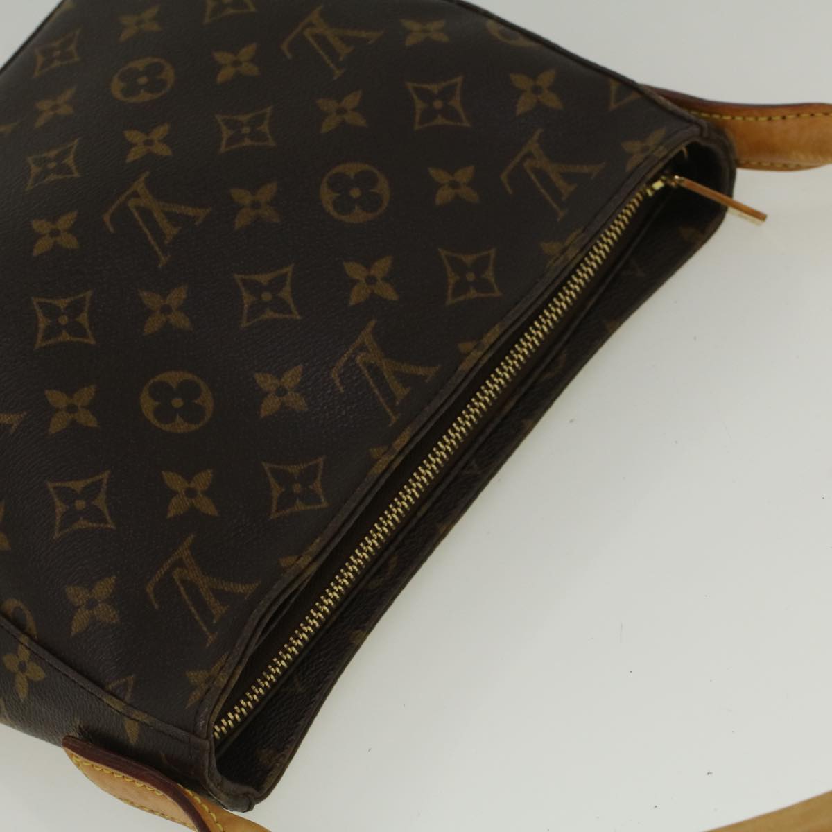 LOUIS VUITTON Monogram Looping MM Shoulder Bag M51146 LV Auth bs9556