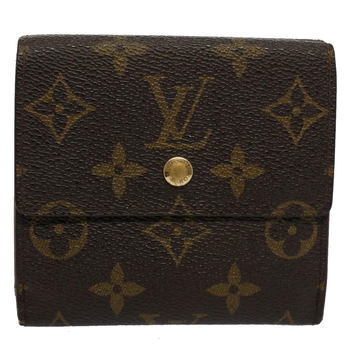 LOUIS VUITTON Monogram Portefeuille Elise Wallet M61654 LV Auth bs9560 - 0