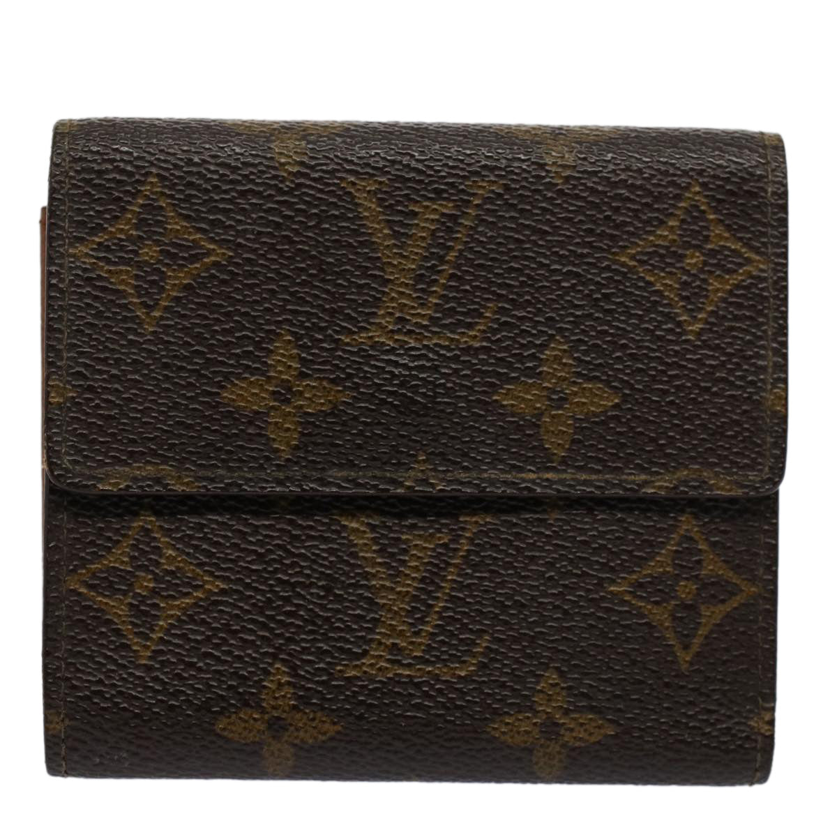 LOUIS VUITTON Monogram Portefeuille Elise Wallet M61654 LV Auth bs9563