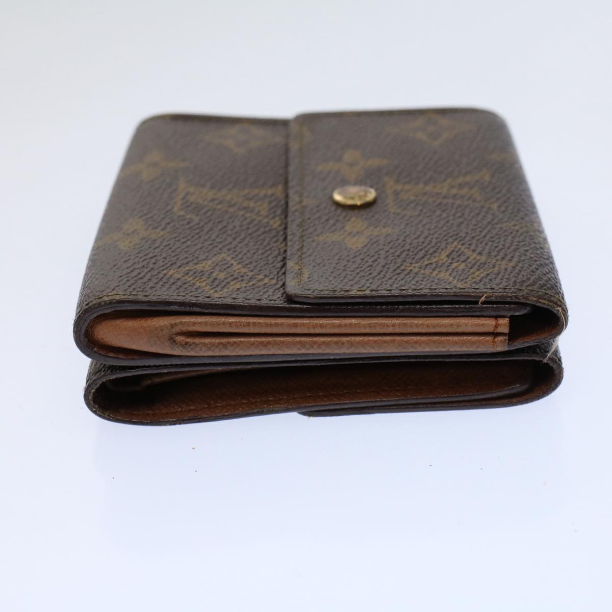 LOUIS VUITTON Monogram Portefeuille Elise Wallet M61654 LV Auth bs9563