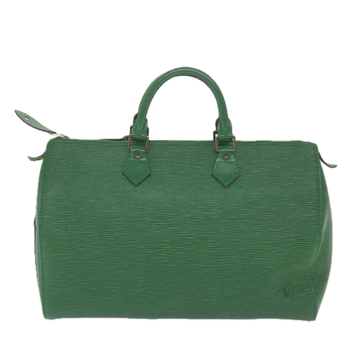 LOUIS VUITTON Epi Speedy 35 Hand Bag Borneo Green M42994 LV Auth bs9570 - 0