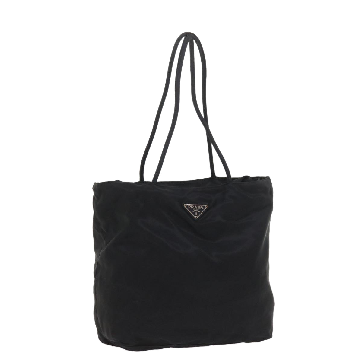 PRADA Shoulder Bag Nylon Black Auth bs9573