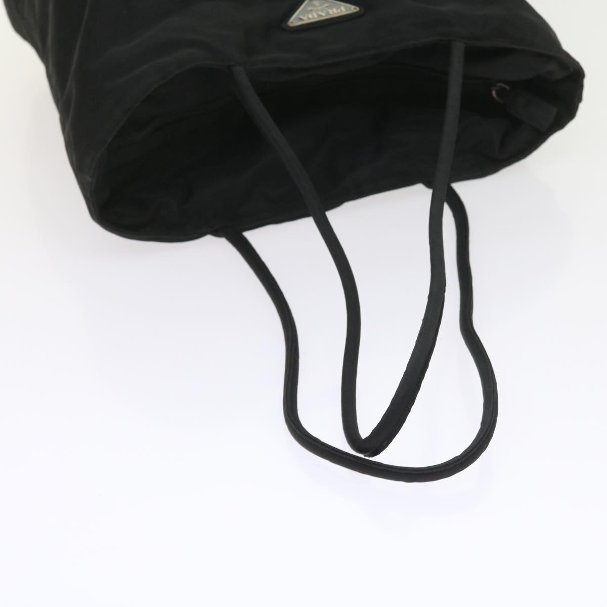 PRADA Shoulder Bag Nylon Black Auth bs9573