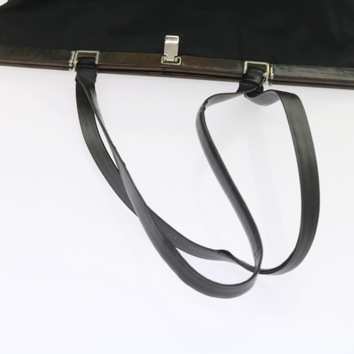 PRADA Shoulder Bag Nylon Black Auth bs9594