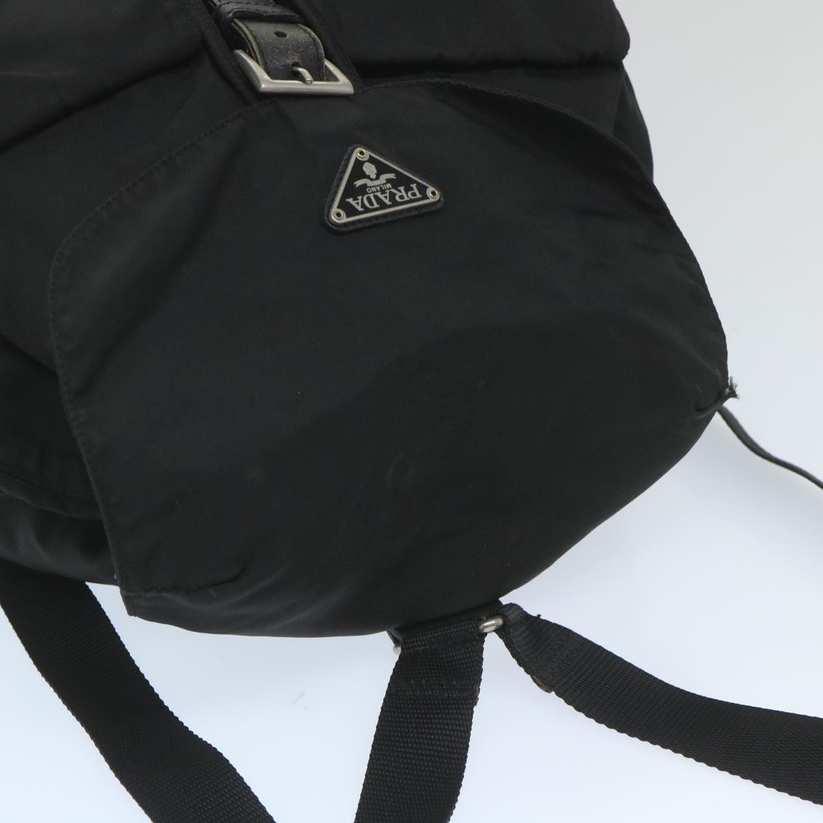 PRADA Backpack Nylon Black Auth bs9628