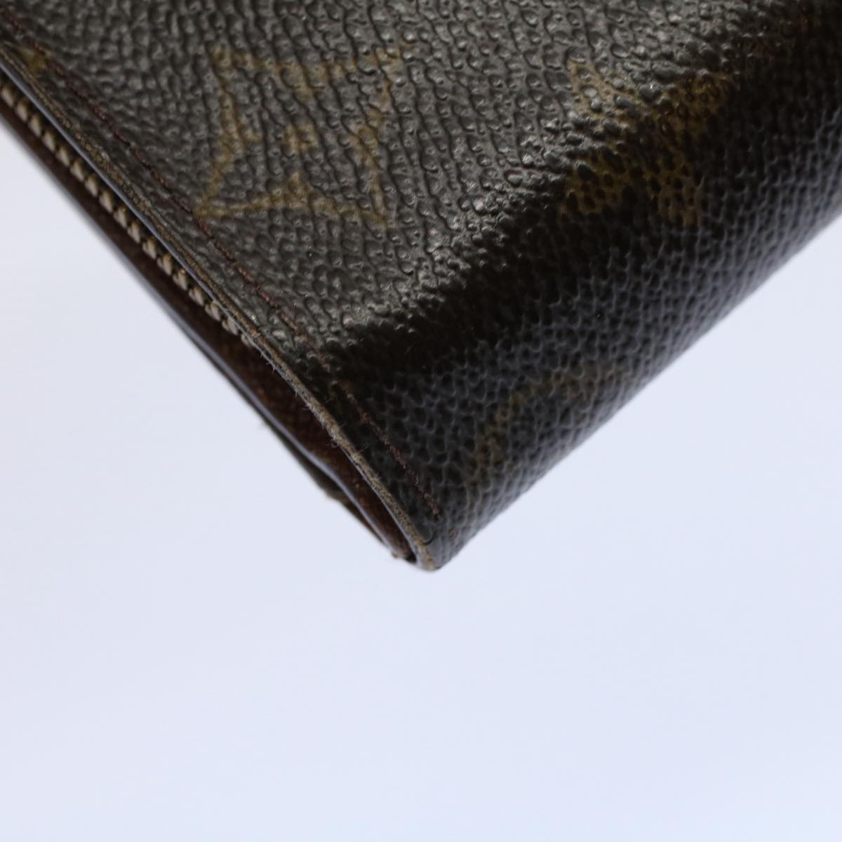 LOUIS VUITTON Monogram Compact Zip Wallet M61667 LV Auth bs9638