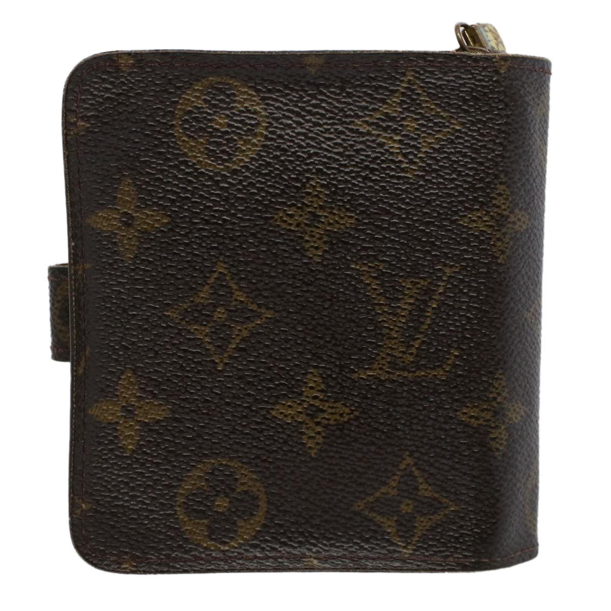 LOUIS VUITTON Monogram Compact Zip Wallet M61667 LV Auth bs9638 - 0