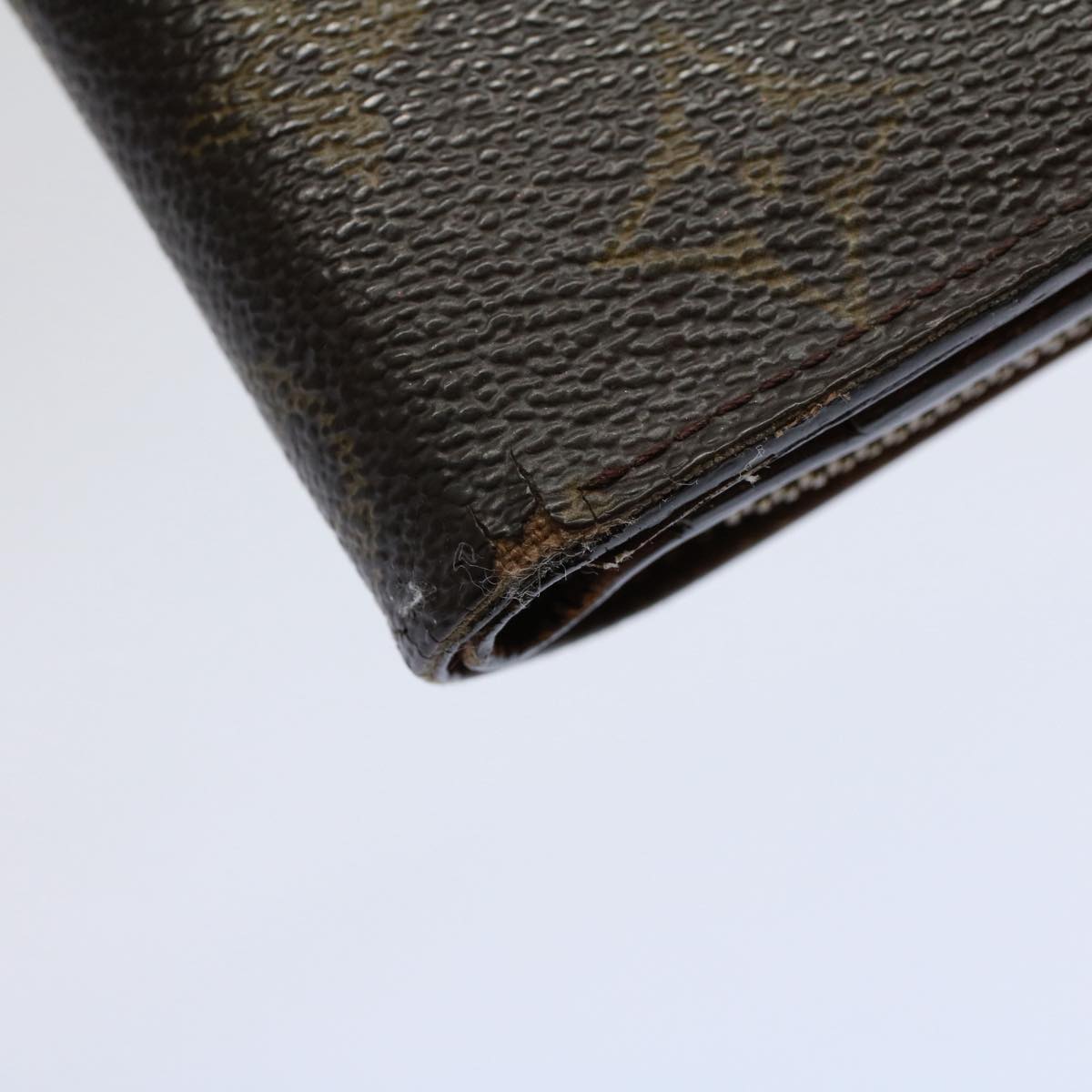 LOUIS VUITTON Monogram Compact Zip Wallet M61667 LV Auth bs9638