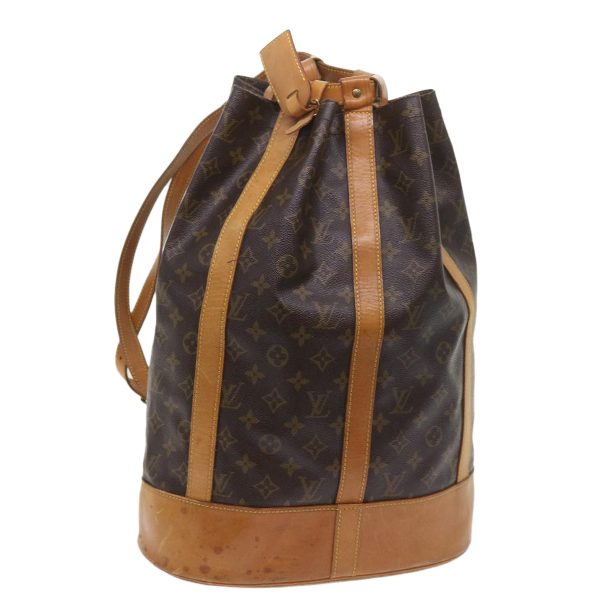 LOUIS VUITTON Monogram Randonnee GM Shoulder Bag M42244 LV Auth bs9674