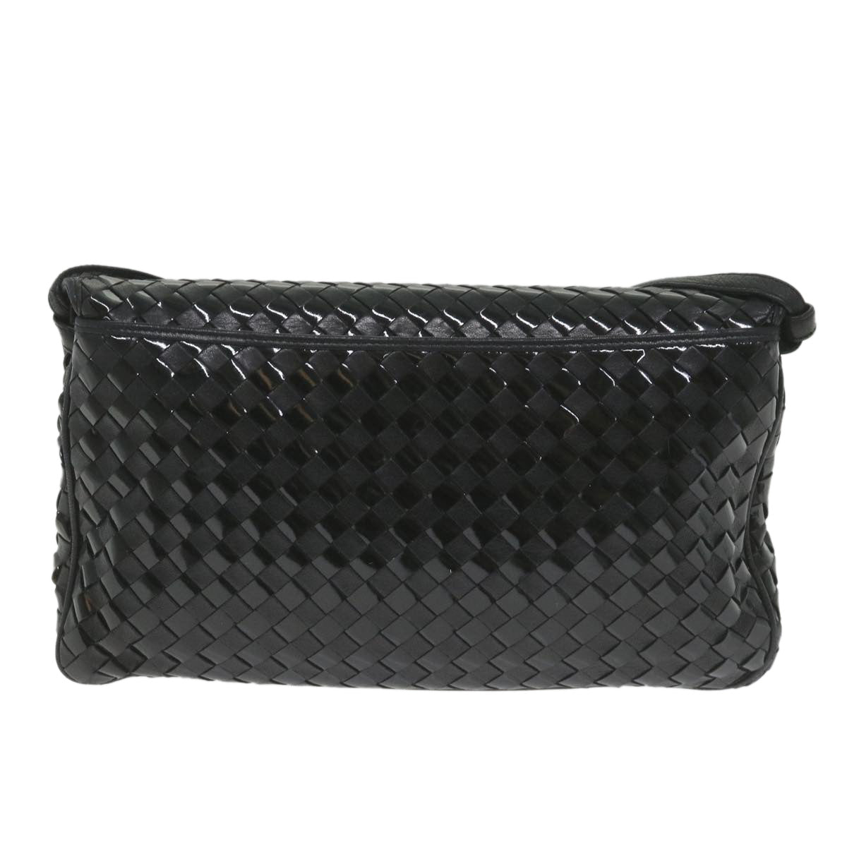 BALLY Shoulder Bag Leather Black Auth bs9690 - 0