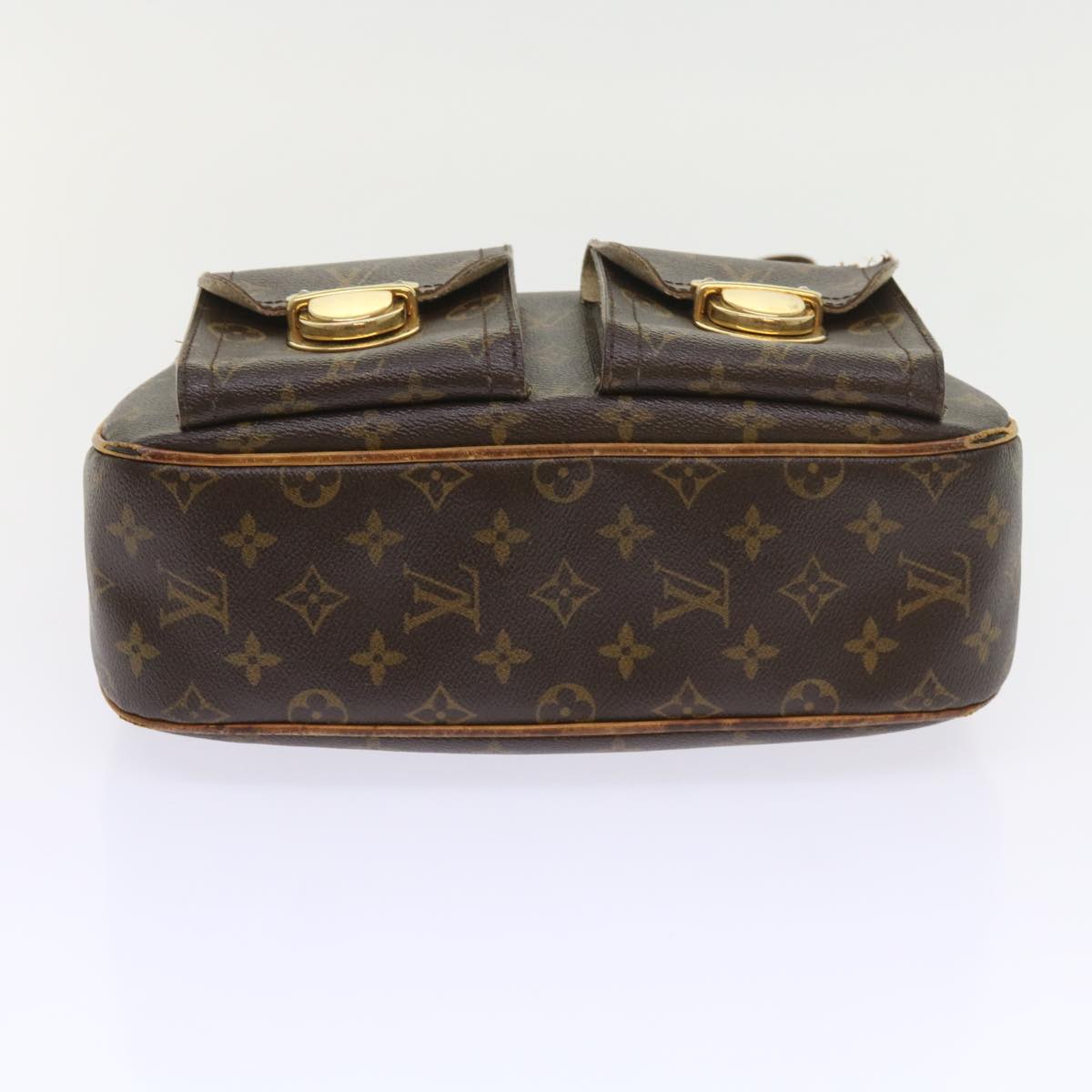 LOUIS VUITTON Monogram Hudson GM Shoulder Bag M40045 LV Auth bs9691