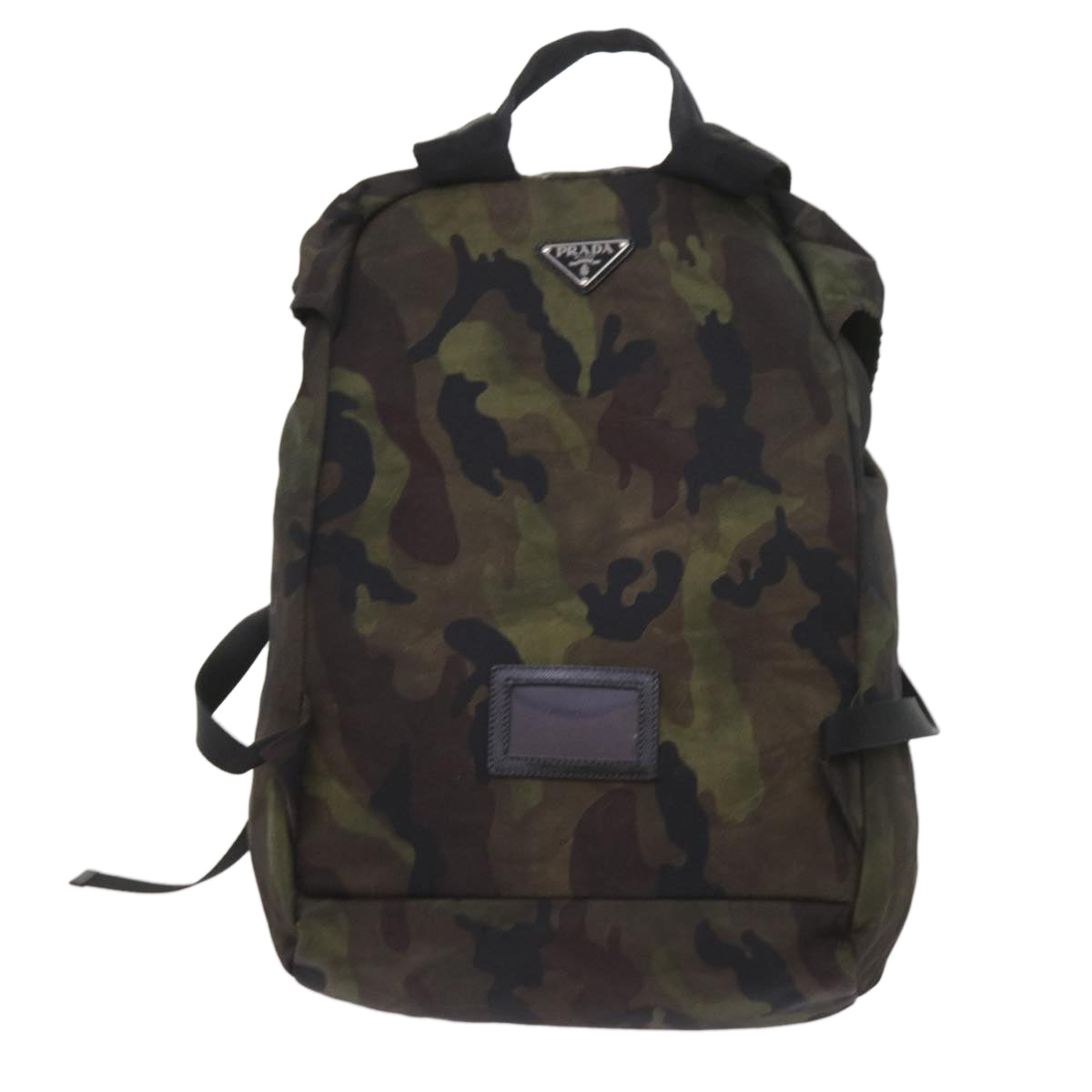 PRADA Backpack Nylon Green Auth bs9764 - 0