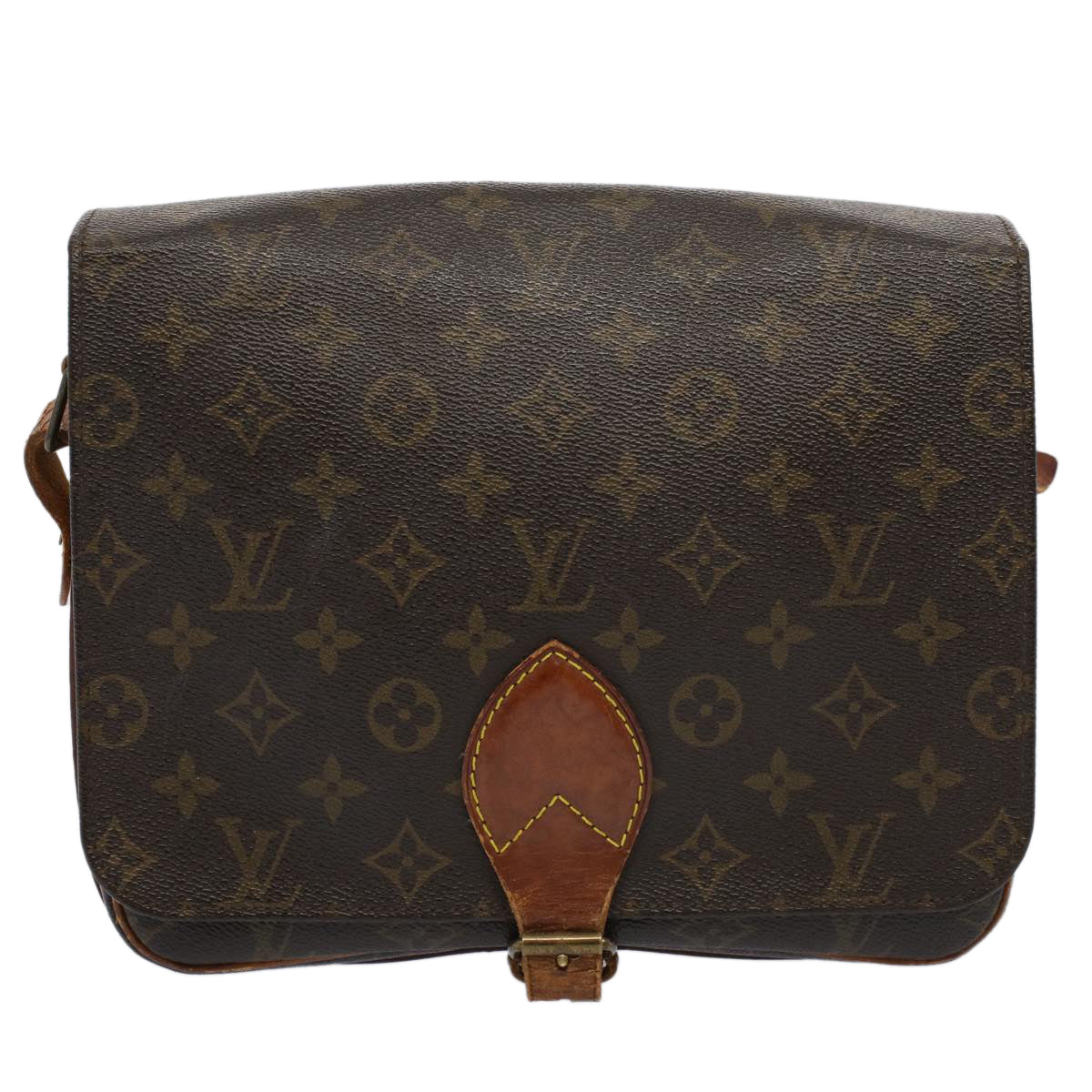 LOUIS VUITTON Monogram Cartouchiere GM Shoulder Bag M51252 LV Auth bs9772